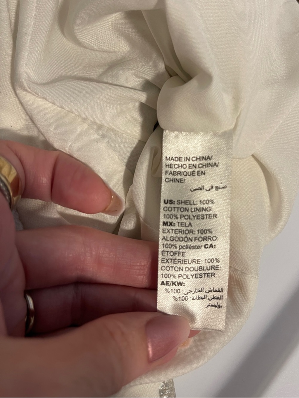 White House Black Market Silver Metallic Collarless Zip Jacket - Picture 6 of 6